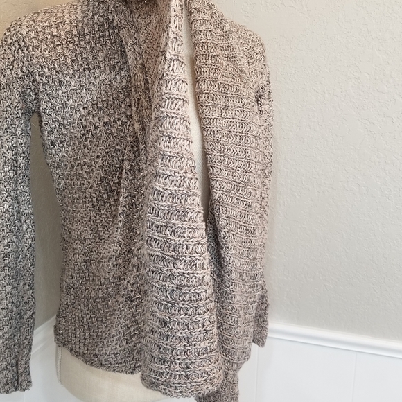 Forever 21 Ladies X-Small Brown Tan Front Knit Cardigan Sweater - Picture 4 of 8